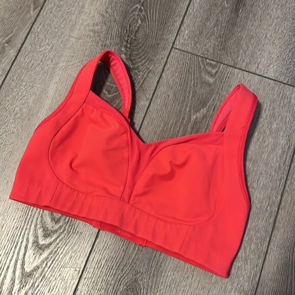 Lululemon Ta Ta Tamer II Electric Coral size 32DD - Picture 2 of 4